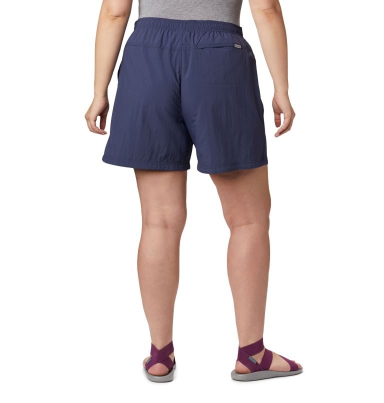 Pantaloni Scurti Columbia Sandy River Dama Bleumarin | Plus Size PGZQAS781